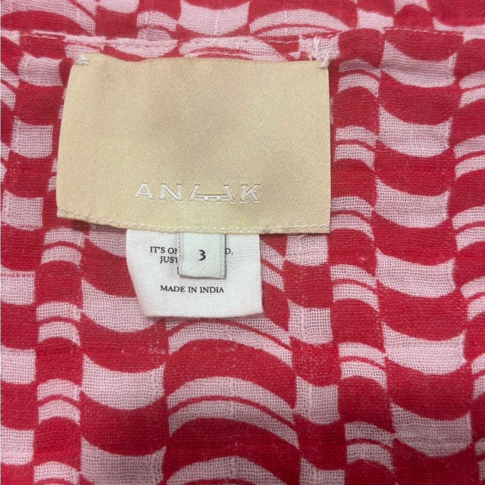 Charming Red and White Kids Ruffle Blouse - Picture 3 of 10